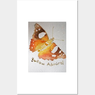 Butterfly Watercolor Painting Posters and Art